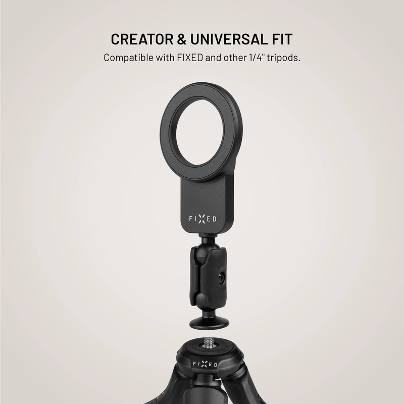 FIXED Creator Amgnetic magnetisk telefonholder med MagSafe-understøttelse Sort - 8018543