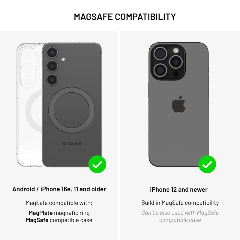 FIXED Creator Amgnetic magnetisk telefonholder med MagSafe-understøttelse Sort - 8018543