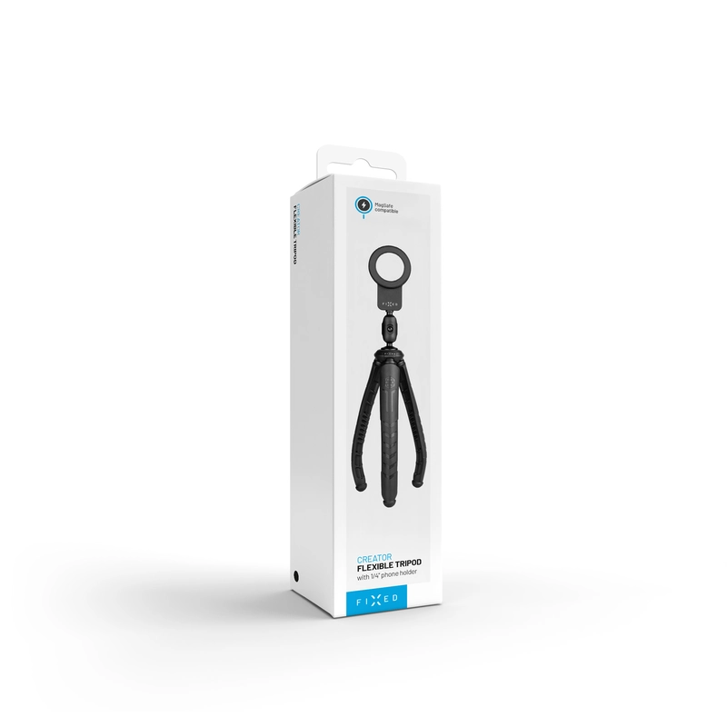 FIXED Creator Fleksibelt stativ med MagSafe til smartphones Sort - 8018546