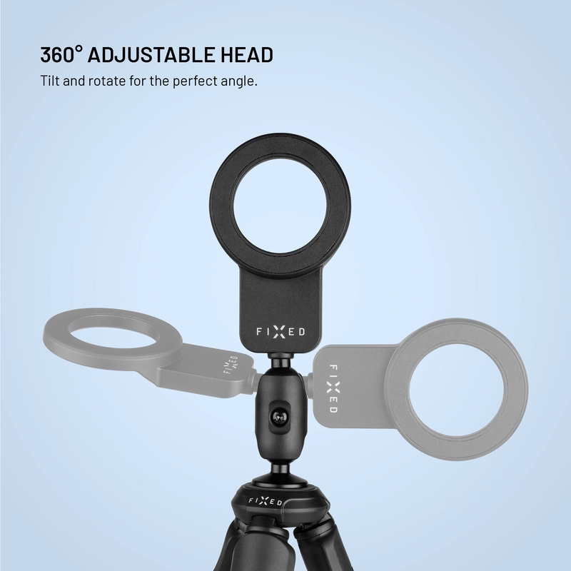 FIXED Creator Fleksibelt stativ med MagSafe til smartphones Sort - 8018546