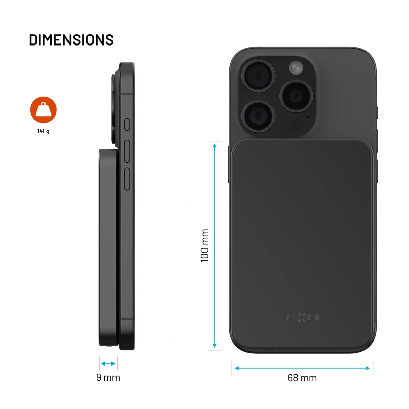 FIXED MagZen 5 Crystal Qi2 standard 5000 mAh Sort - 8018604