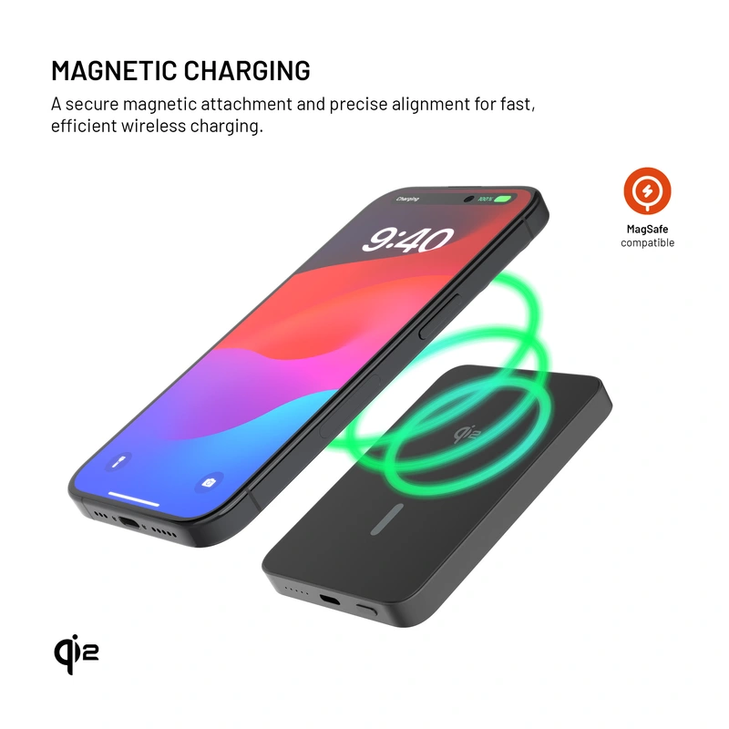 FIXED MagZen 5 Crystal Qi2 standard 5000 mAh Sort - 8018604