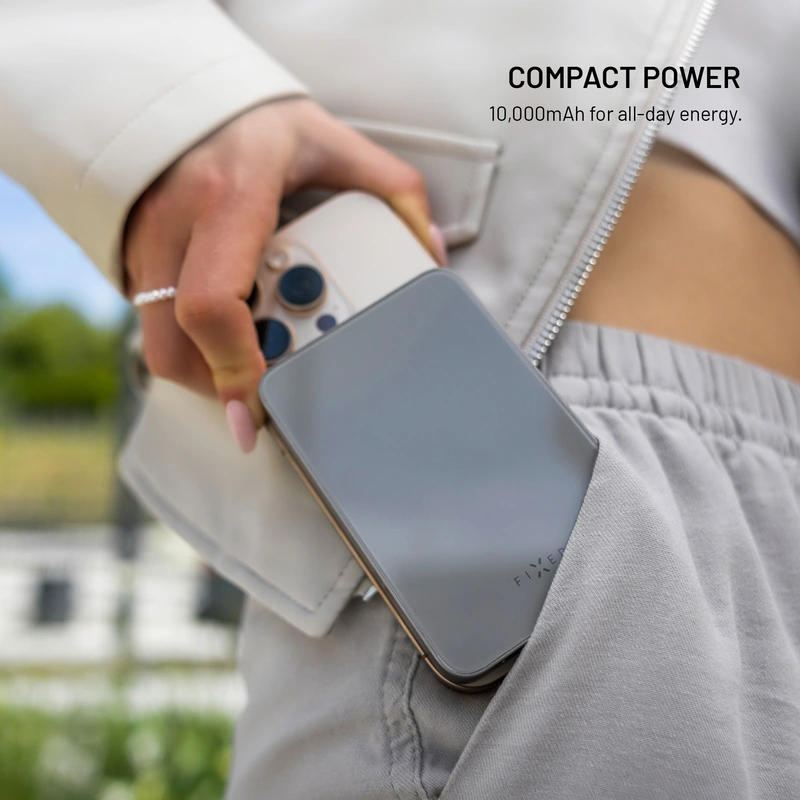 FIXED MagZen 10 Crystal Qi2 Standard 10.000 mAh Sort - 8018606