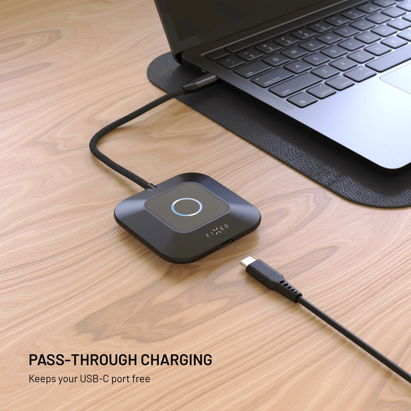 FIXED AirLink trådløs USB-C/HDMI-sender Sort - 8018637