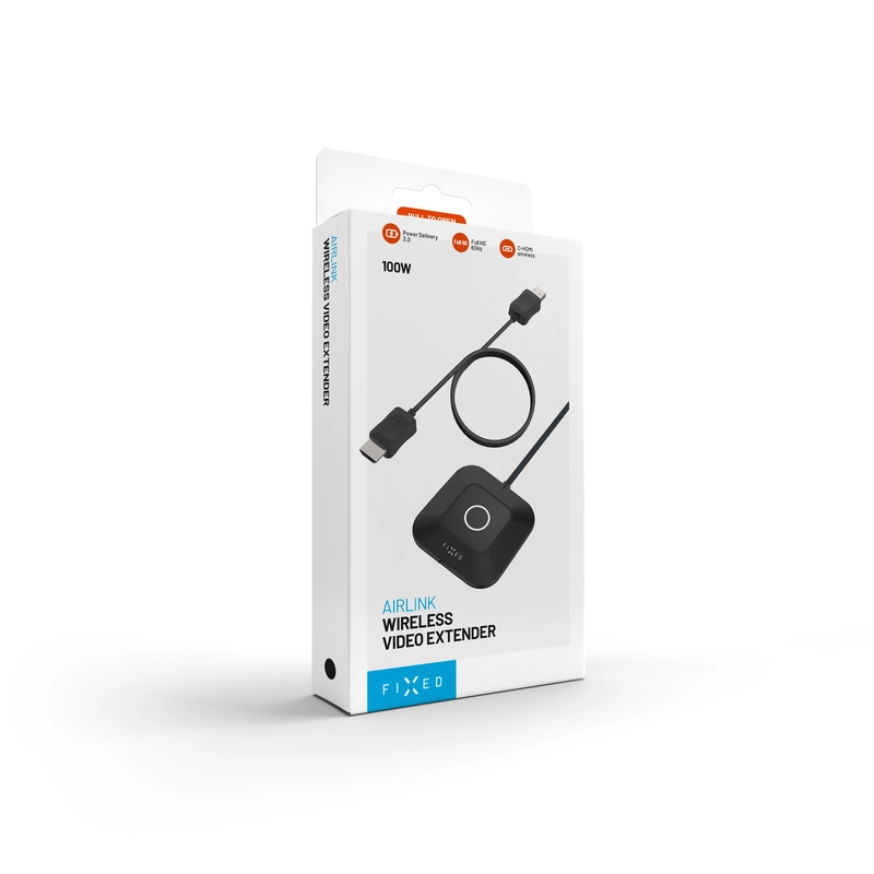 FIXED AirLink trådløs USB-C/HDMI-sender Sort - 8018637