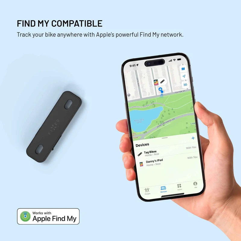 FIXED Tag Cykel-lokalisator med Apple Find My Sort - 8018669