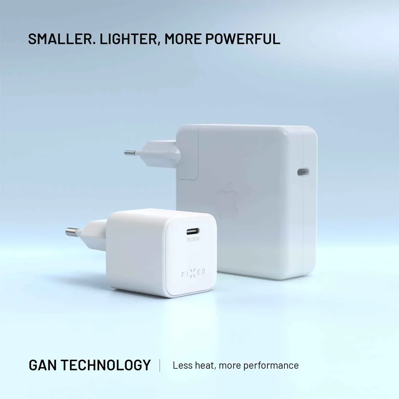 FIXED Super Hurtig Mini Hjemmeoplader USB-C PD 65W Hvid - 8018896
