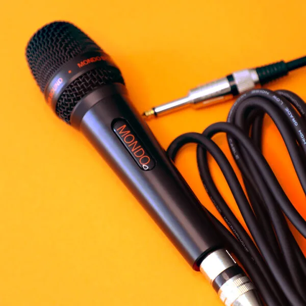 Mondo Mikrofon med kabel til højttaler Sort - 8071431