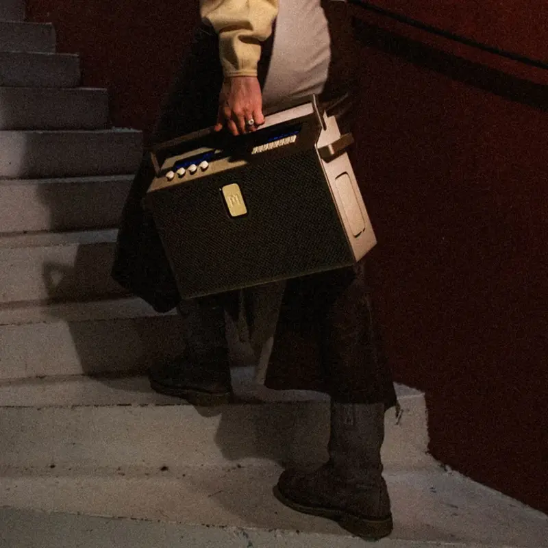 Mondo BT Højttaler Large Messing/Sort - 8071452