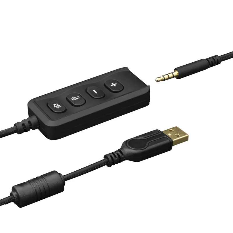 White Shark Premium TAIKO Over-Ear Gaming Headset Sort - 2053980