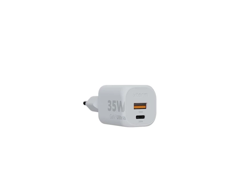 Xtorm 35W GaN2 Ultra Hjemmeoplader USB-C PD/USB-A White - 8227738