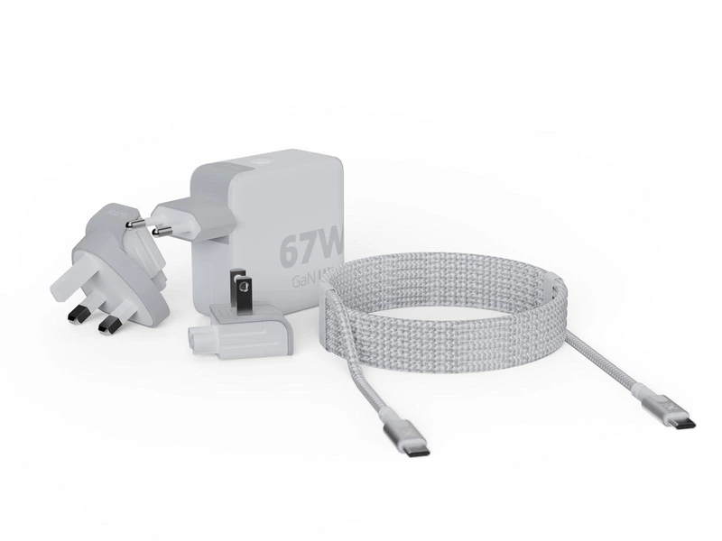 Xtorm 67W GaN-Ultra Rejseoplader/USB-C PD kabel White - 8227740