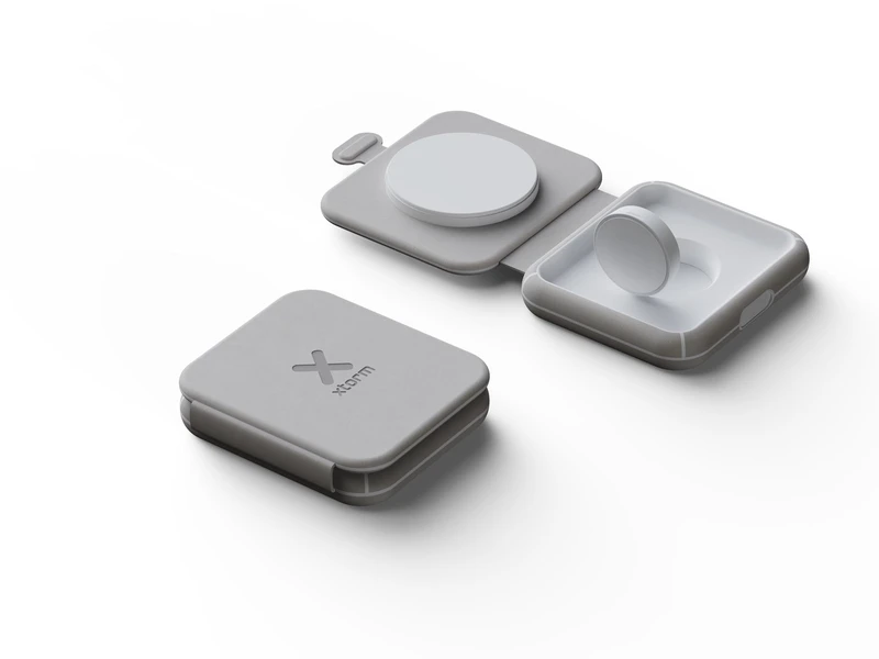 Xtorm Sammenfoldelig trådløs rejseoplader 2i1 15W Hvid - 8227765