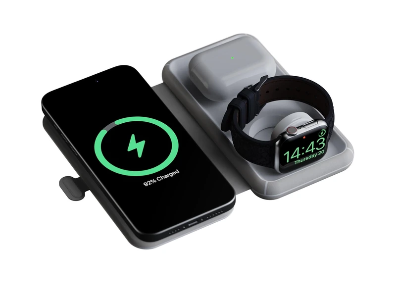 Xtorm Sammenfoldelig trådløs rejseoplader 3i1 15W Hvid - 8227766