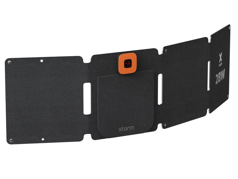 Xtorm Kraftfuld 28W solcellelader IPX4 USB-C/A udgange - 8227795