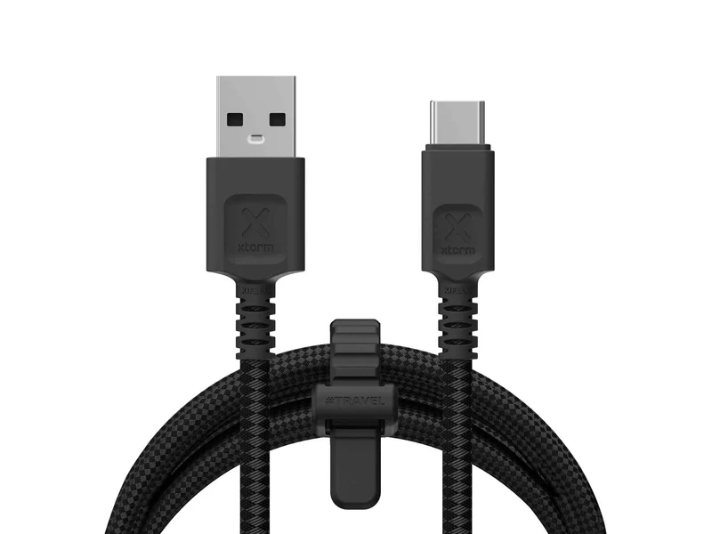 Xtorm Next Gen USB-A / USB-C kabel 3m Sort - 8227886