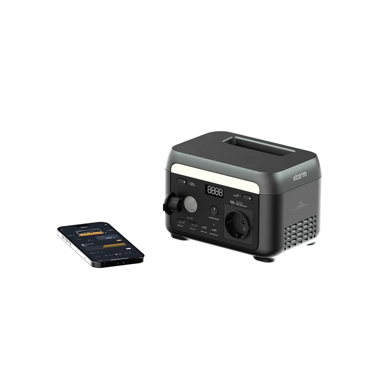 Xtorm Smart Power Station 200W 102,4Wh sort - 8227916