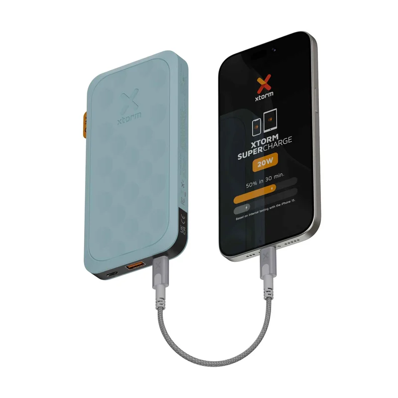 Xtorm Power Bank USB-C PD 20W 10.000mAh/2xUSB-C Blå - 8227963
