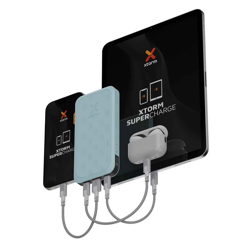 Xtorm Power Bank USB-C PD 20W 10.000mAh/2xUSB-C Blå - 8227963