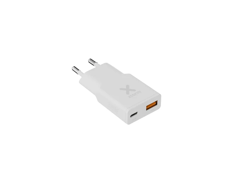 Xtorm 25W Go2 Slim Hjemmeoplader USB-C PD/USB-A White - 8227965