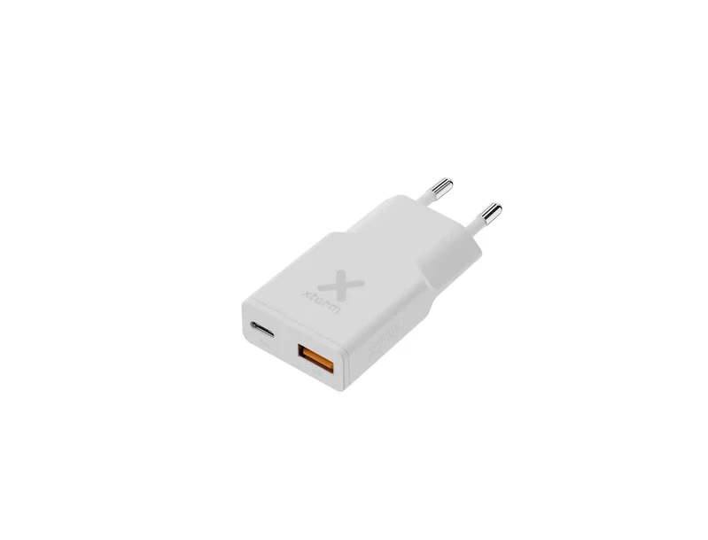 Xtorm 25W Go2 Slim Hjemmeoplader USB-C PD/USB-A White - 8227965
