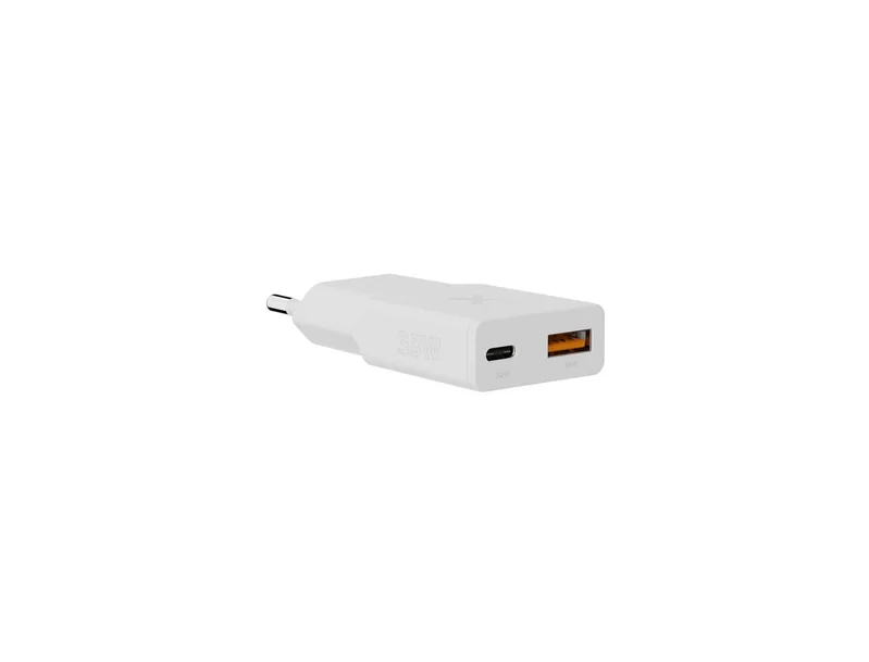 Xtorm 33W Go2 Slim Hjemmeoplader USB-C PD/USB-A White - 8227966