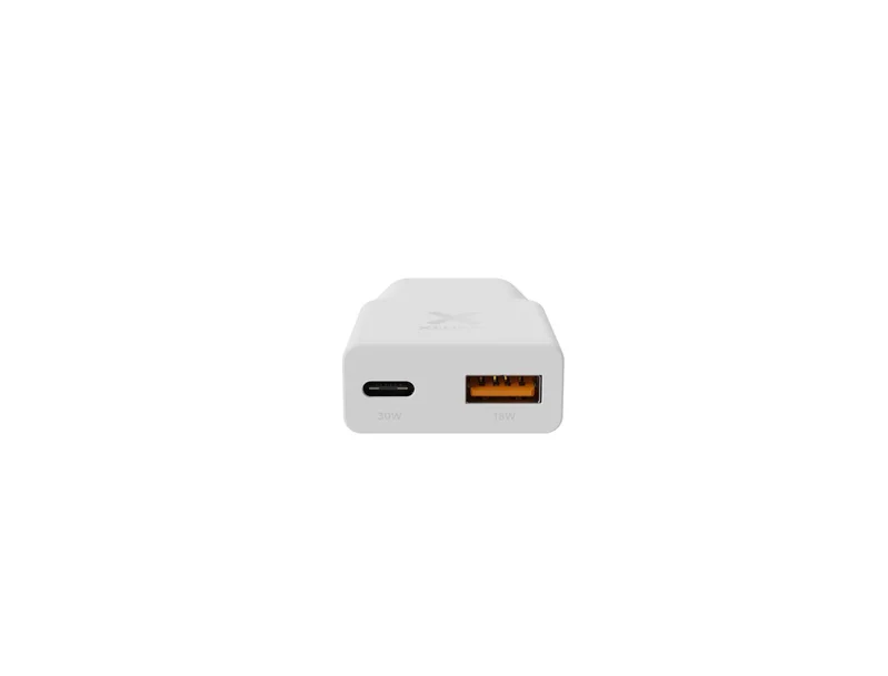Xtorm 33W Go2 Slim Hjemmeoplader USB-C PD/USB-A White - 8227966
