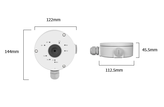 Reolink B10 samledåse hvid - 8977575