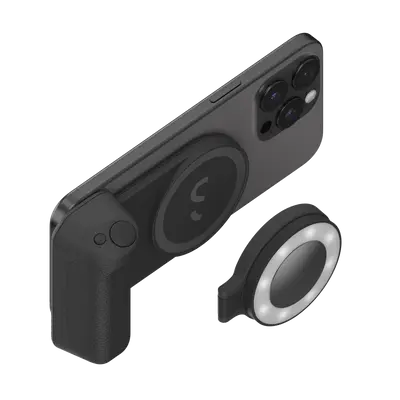 Shiftcam SnapPocket LED-lys og stativ MagSafe-kompatibelt Sort - 9350678