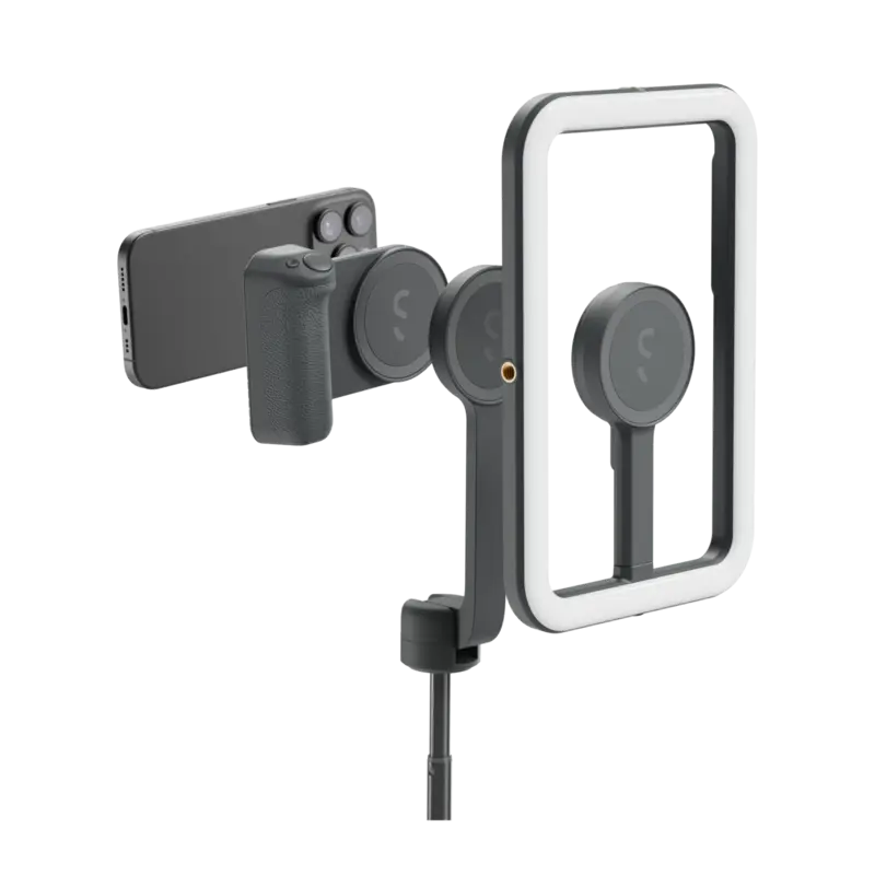 Shiftcam SnapCreator Kit Pro Qi2 med batteri MagSafe-kompatibelt Sort - 9350746