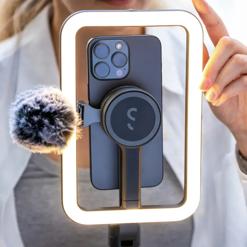 Shiftcam SnapCreator Kit Pro Qi2 med batteri MagSafe-kompatibelt Sort - 9350746