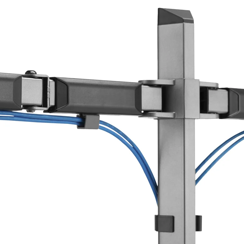 White Shark TUTANKHAMUN Dobbelt Monitorholder VESA 100/32