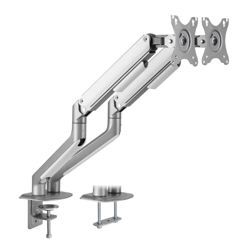 White Shark NEFERITES II Dobbelt Monitorholder VESA 100/32