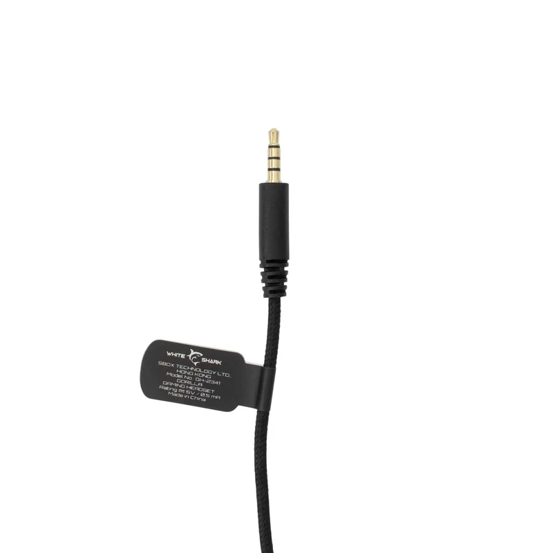 White Shark GORILLA Over-Ear Gaming Headset Sort/Rød - 9450240