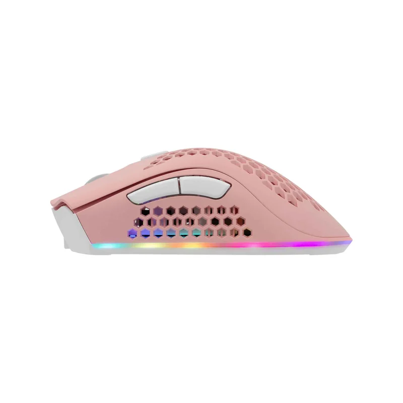 White Shark LIONEL Trådløse Gaming Mus 6D 10.000dpi Pink - 9450282