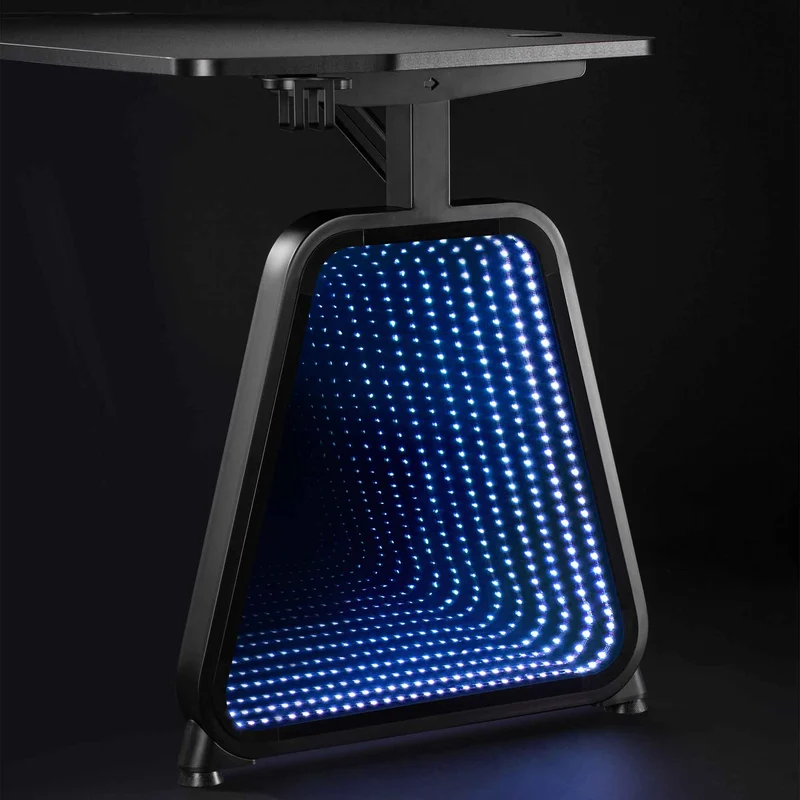 White Shark MEDUSA RGB Belysning Spillebord 136x60x75cm Sort - 9450302