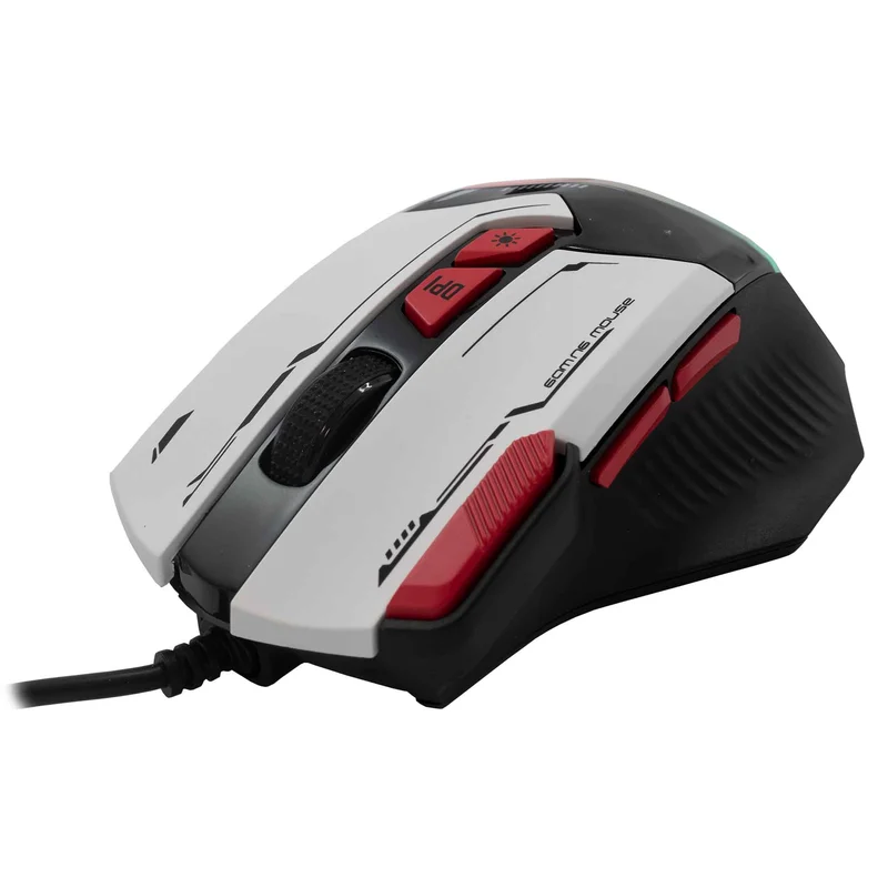 Baracuda MANTA Gaming Mus Kablet 8D 12.800dpi Hvid - 9450377
