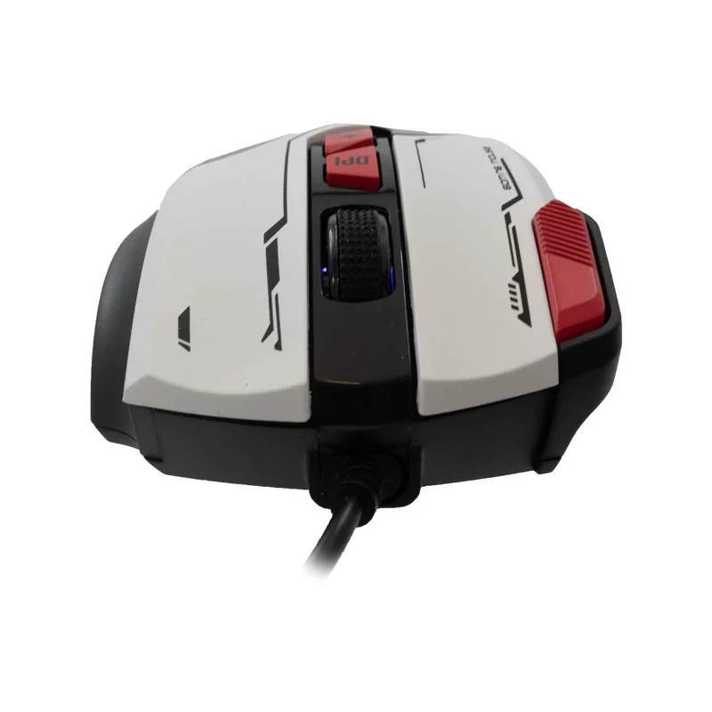 Baracuda MANTA Gaming Mus Kablet 8D 12.800dpi Hvid - 9450377