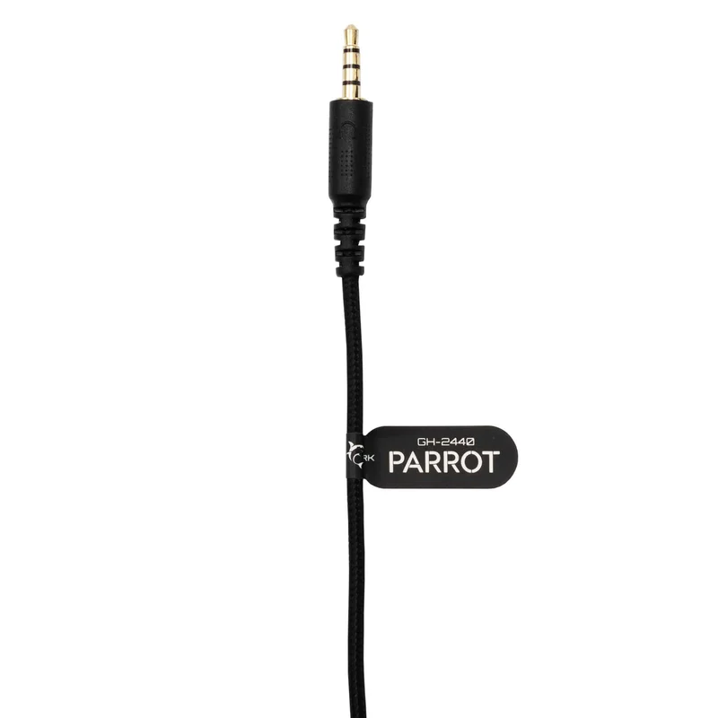 White Shark PARROT On-Ear Gaming Headset Sort - 9450502