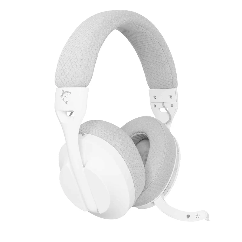 White Shark FALCON On-Ear Gaming Headset Hvid/Grå - 9450506