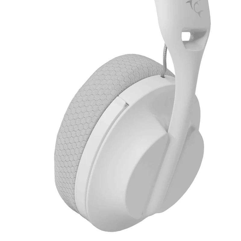 White Shark FALCON On-Ear Gaming Headset Hvid/Grå - 9450506