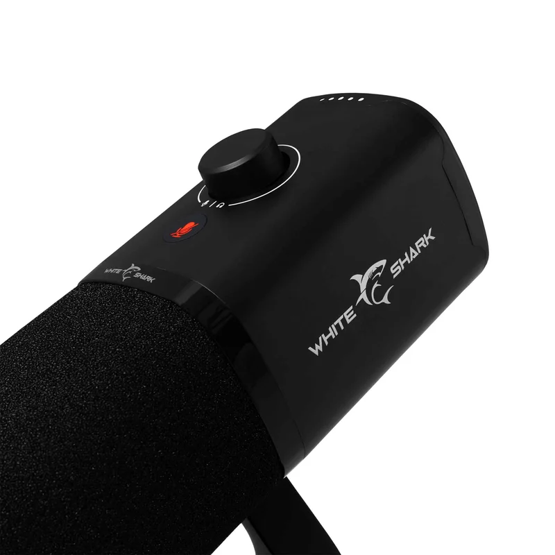 White Shark UDUKKU USB-X/XLR Dynamisk Mikrofon inkl. Stativ Sort - 9450732