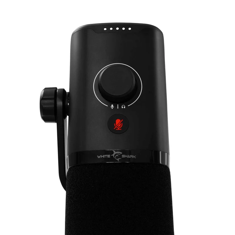 White Shark UDUKKU USB-X/XLR Dynamisk Mikrofon inkl. Stativ Sort - 9450732