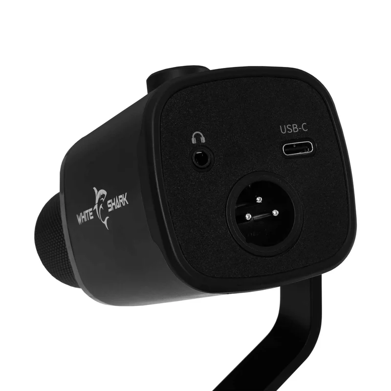 White Shark UDUKKU USB-X/XLR Dynamisk Mikrofon inkl. Stativ Sort - 9450732