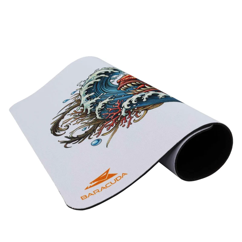 Baracuda CORAL M Gaming Musemåtte 300x250mm Sort/Rød - 9450790