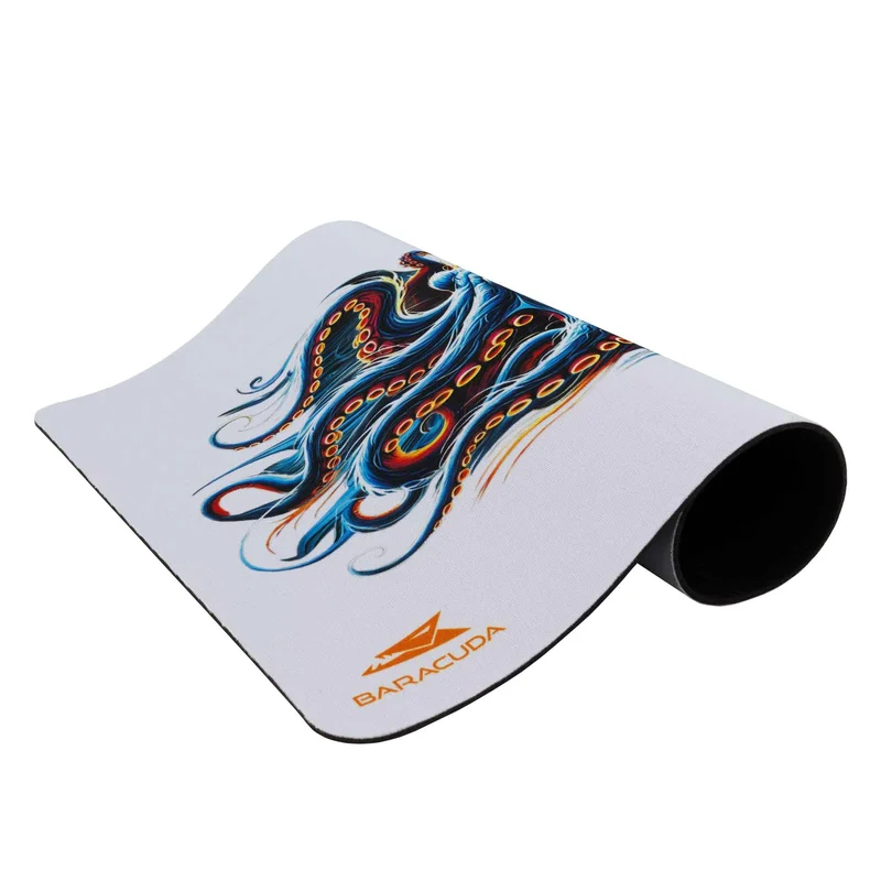 Baracuda OCTOPUS M Gaming Musemåtte 300x250mm Sort/Rød - 9450791