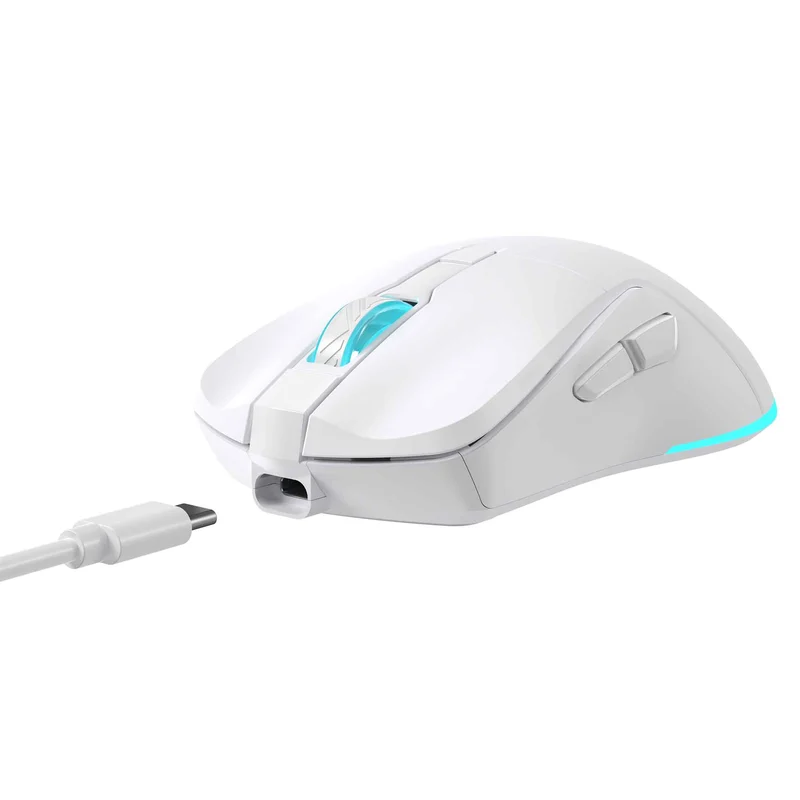 Baracuda TURTLE Trådløse Gaming Mus 6D 3.200dpi Hvid - 9450811