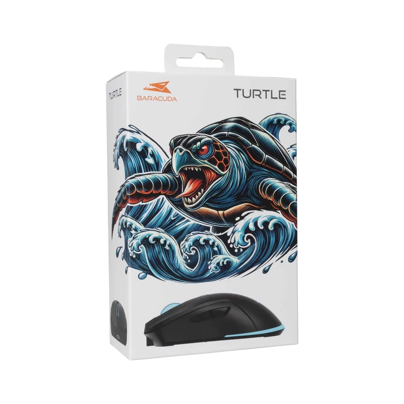 Baracuda TURTLE Trådløse Gaming Mus 6D 3.200dpi Sort - 9450812