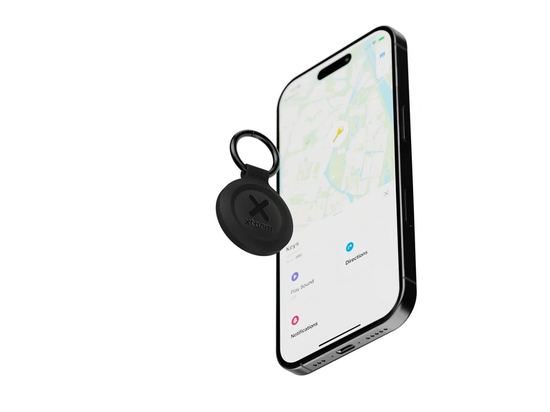 Xtorm TravelTag Tracker til iOS og Android Sort - 9510193