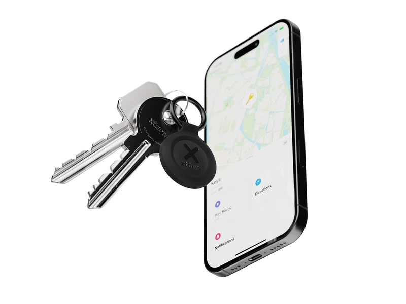 Xtorm TravelTag Tracker til iOS og Android Sort - 9510193